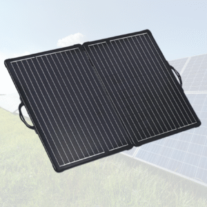 120W 12V Lightweight Folding Solar Charging Kit with MPPT Controller