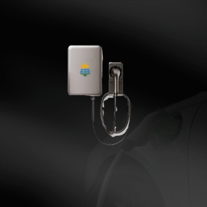 GDE EV Charger 2 7.4kW with a 7.5m Type 2 Tethered Charging Cable