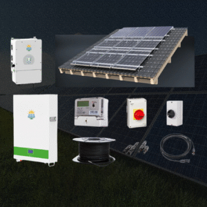 Complete Solar & battery Storage Kit | 5kW hybrid | 10 x Solar Panels | 5kW Solar | 10-40kWh Battery Storage | Choice of Solar Panels